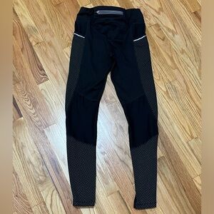 Athleta full length running leggings with reflectors